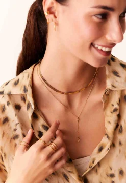COLLAR BAHUT BAÑADO EN ORO