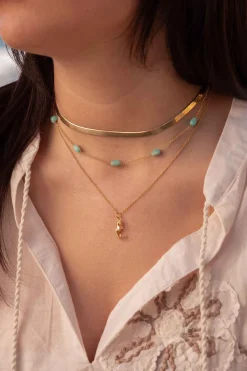 COLLAR BAHUT BAÑADO EN ORO