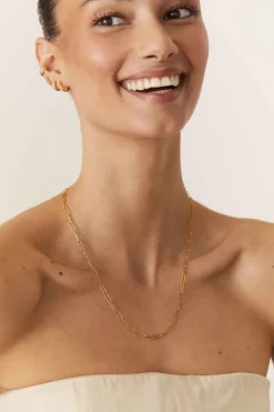 COLLAR DILBAR BAÑADO EN ORO