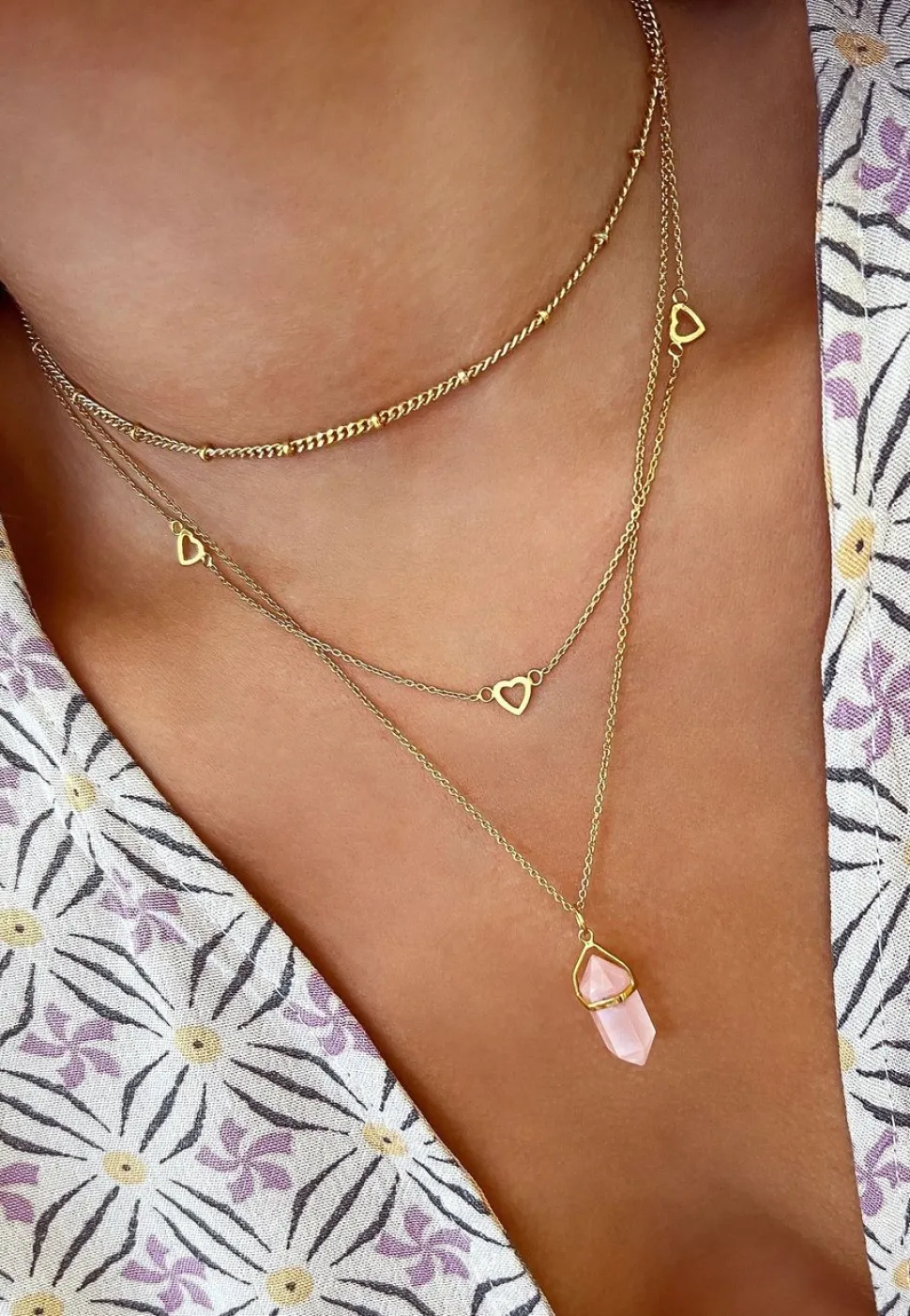 COLLAR DONAT BAÑADO EN ORO