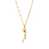 COLLAR GULABE BAÑADO EN ORO