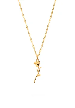COLLAR GULABE BAÑADO EN ORO