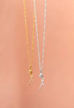 COLLAR GULABE BAÑADO EN ORO