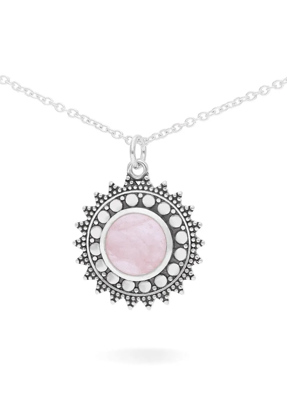 COLLAR HANITA CUARZO ROSA