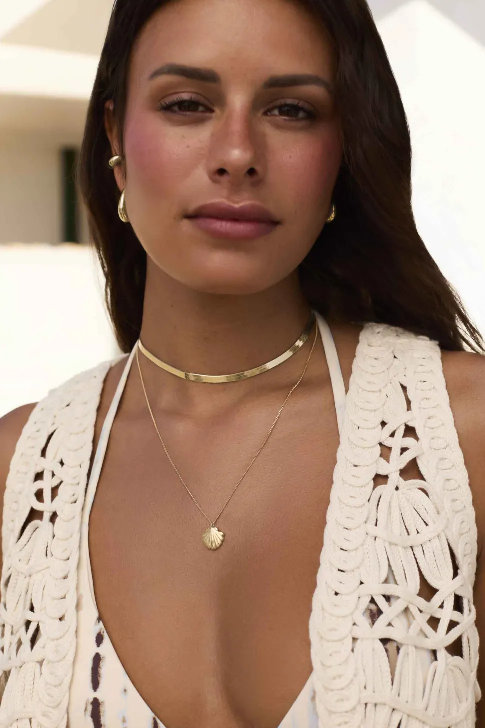COLLAR HONA BAÑADO EN ORO