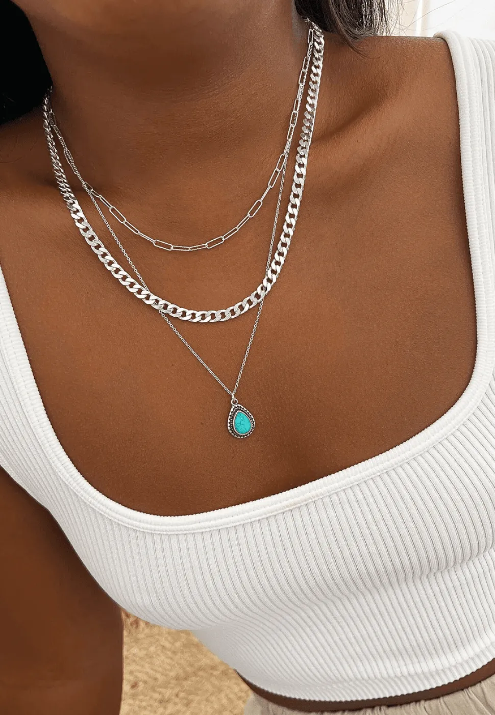 COLLAR KATAM TURQUESA