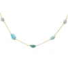 COLLAR KUNDAN BAÑADO EN ORO