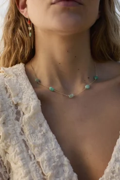COLLAR KUNDAN BAÑADO EN ORO