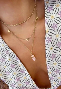 COLLAR LANGAR BAÑADO EN ORO