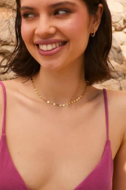 COLLAR MAHATMA BAÑADO EN ORO