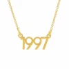 COLLAR NAMBAR BAÑADO EN ORO
