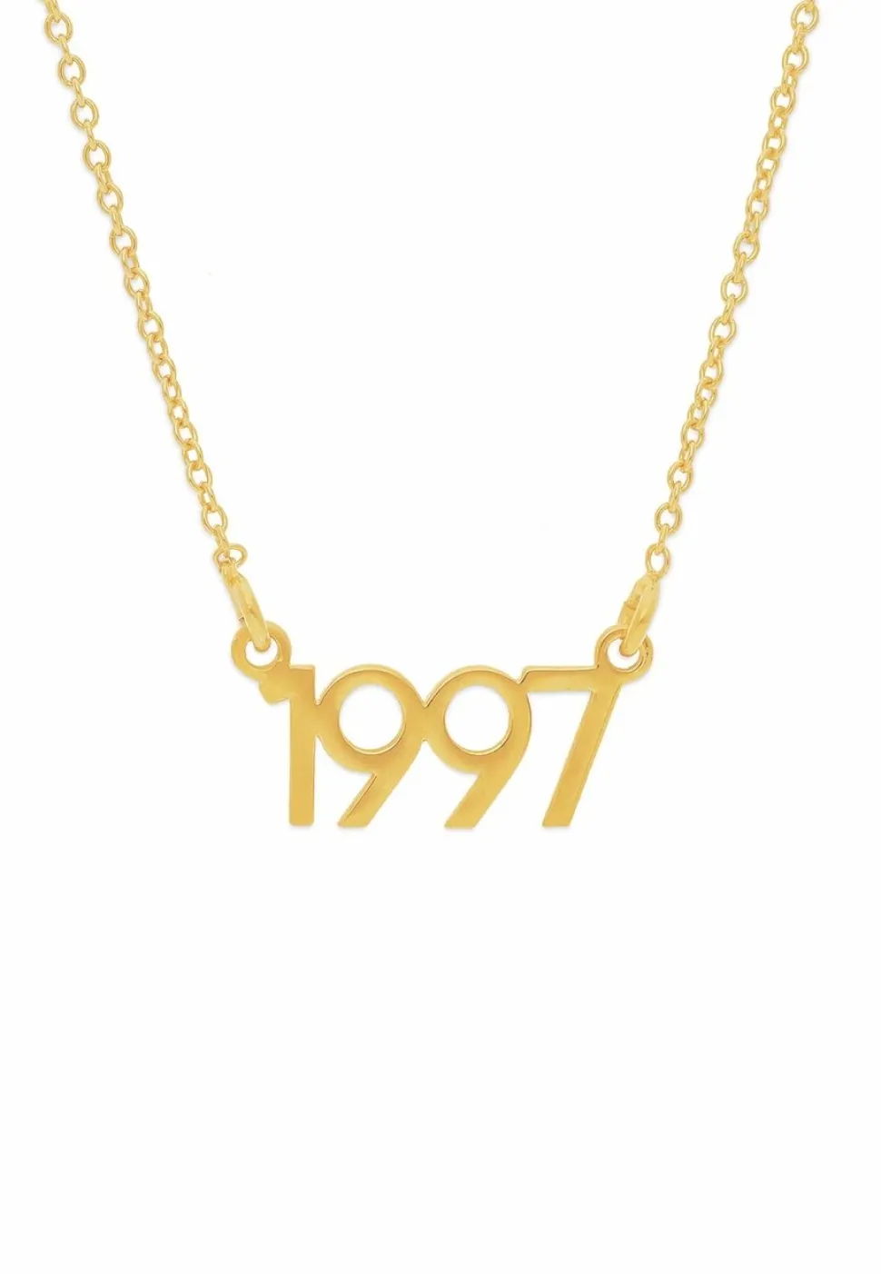 COLLAR NAMBAR BAÑADO EN ORO