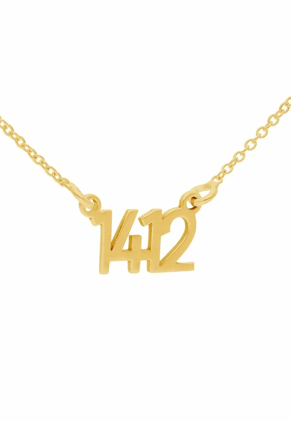 COLLAR NAMBAR BAÑADO EN ORO