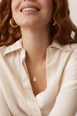 COLLAR NITI BAÑADO EN ORO
