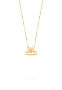 COLLAR PATHAREE ZODIACO BAÑADO EN ORO