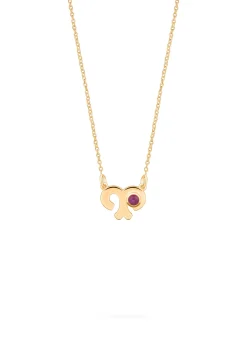 COLLAR PATHAREE ZODIACO BAÑADO EN ORO