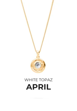 COLLAR PIEDRAS DE NACIMIENTO BAÑADO EN ORO