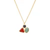 COLLAR RASTA BAÑADO EN ORO