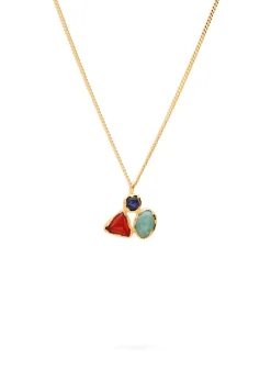 COLLAR RASTA BAÑADO EN ORO