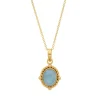 COLLAR SARANI BAÑADO EN ORO