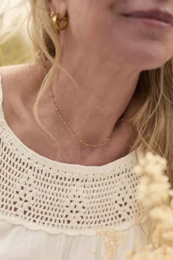 COLLAR UDAY BAÑADO EN ORO