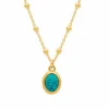 COLLAR VIKAS BAÑADO EN ORO