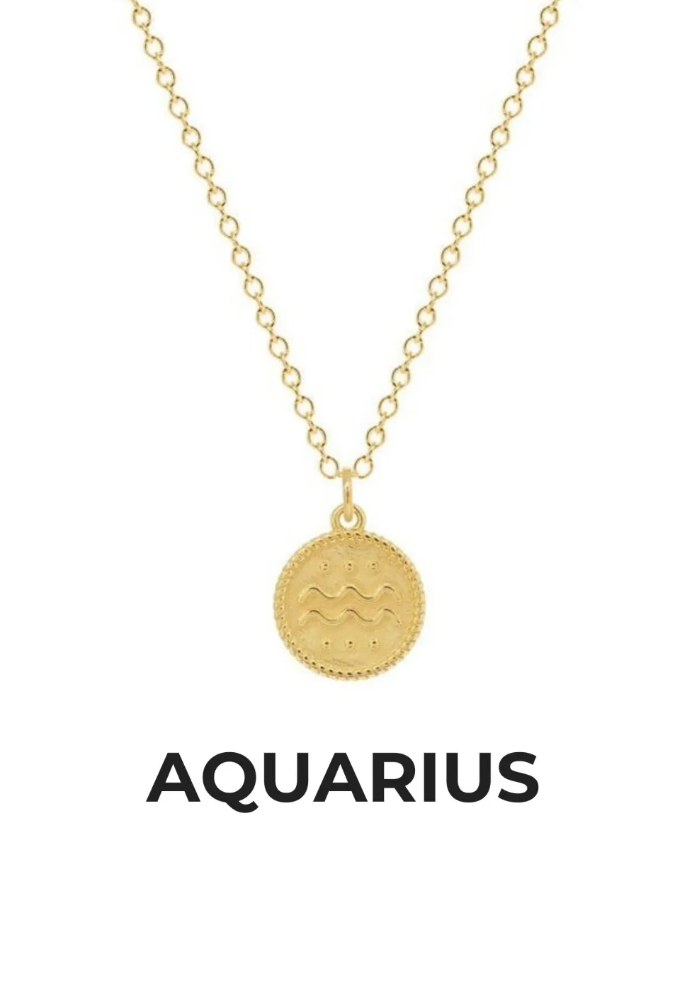 COLLAR ZODIACO BAÑADO EN ORO