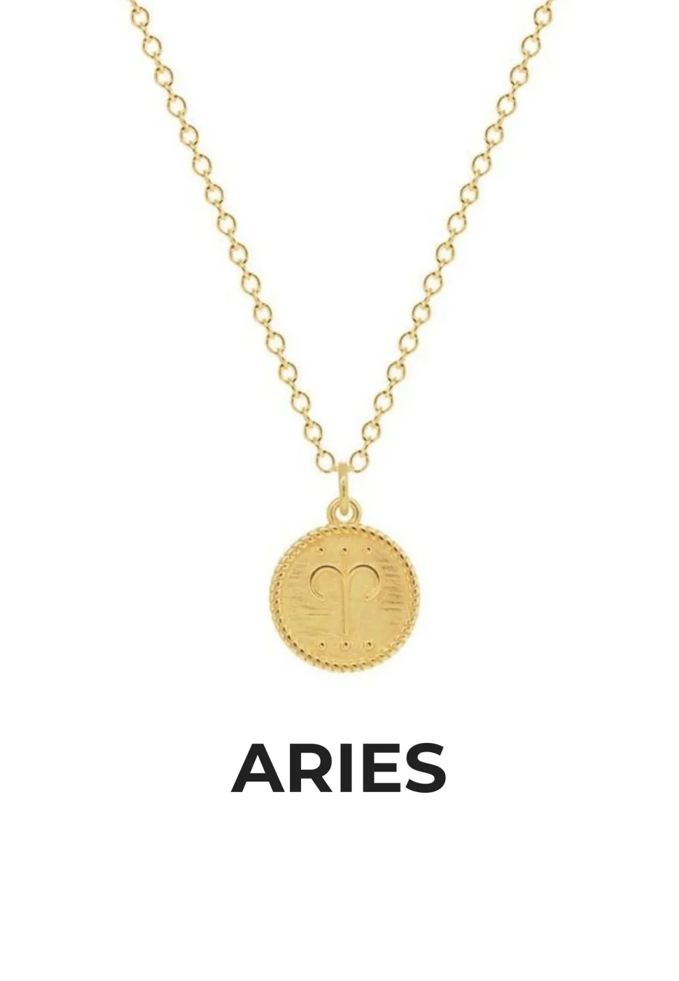 COLLAR ZODIACO BAÑADO EN ORO