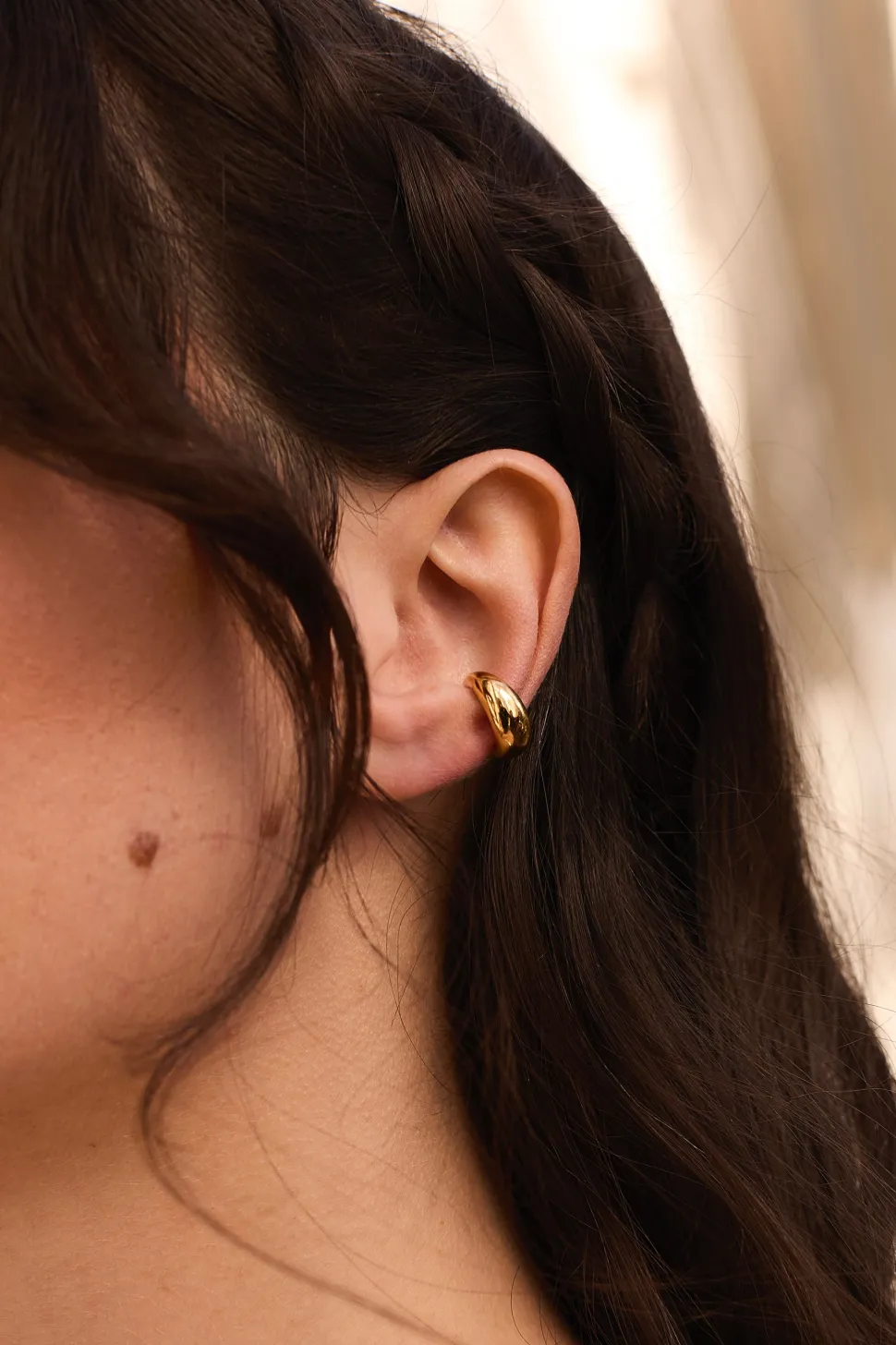 EAR CUFF AYATAN BAÑADO EN ORO