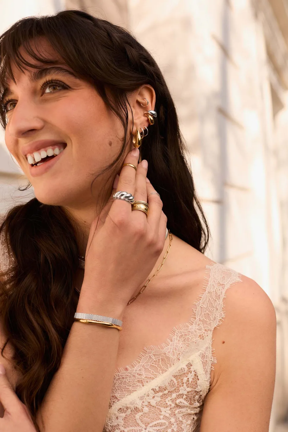 EAR CUFF AYATAN BAÑADO EN ORO