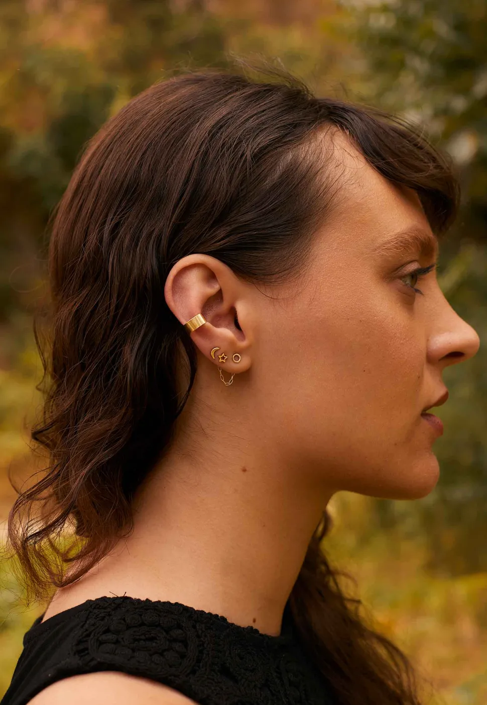 EAR CUFF KANEE BAÑADO EN ORO