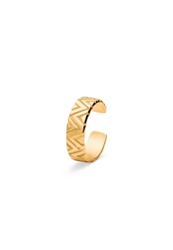 EAR CUFF QALAMAT BAÑADO EN ORO