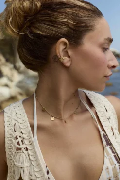 EAR CUFF TARAMACHALE DERECHA BAÑADO EN ORO
