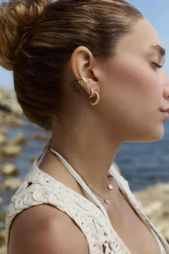 EAR CUFF TARAMACHALE DERECHA BAÑADO EN ORO