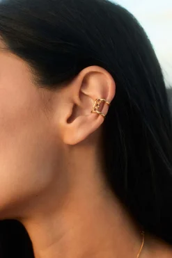 EAR CUFF TESIT BAÑADO EN ORO