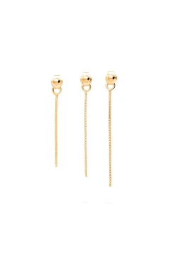 PACK PENDIENTES JARANA BAÑADOS EN ORO