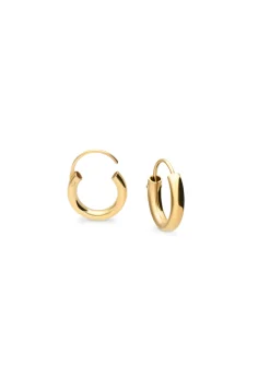 PENDIENTES ACHALA (16MM) BAÑADOS EN ORO