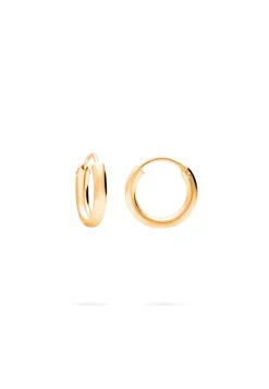 PENDIENTES ACHALA (12MM) BAÑADOS EN ORO