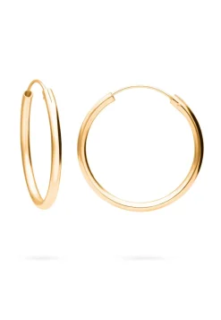 PENDIENTES ACHALA (40MM) BAÑADOS EN ORO