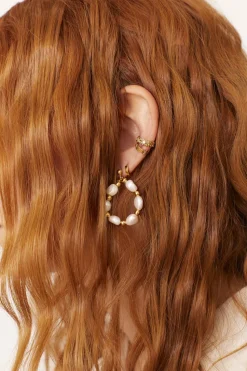 PENDIENTES AGNI (10MM) BAÑADOS EN ORO