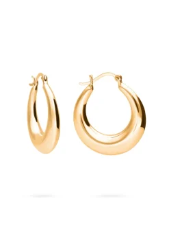 PENDIENTES ALISHA (30MM) BAÑADOS EN ORO