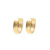 PENDIENTES ASABAB (16MM) BAÑADOS EN ORO