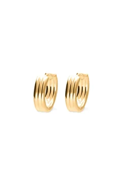 PENDIENTES ASABAB (16MM) BAÑADOS EN ORO
