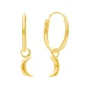 PENDIENTES BHANU (12MM) BAÑADOS EN ORO