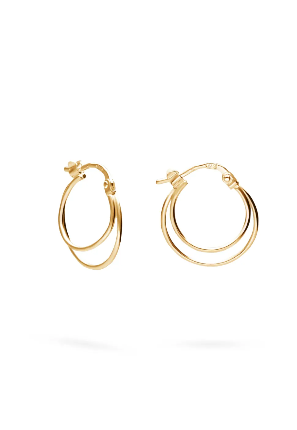 PENDIENTES BLAINE (16MM) BAÑADOS EN ORO