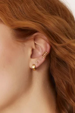 PENDIENTES CANDA BAÑADOS EN ORO