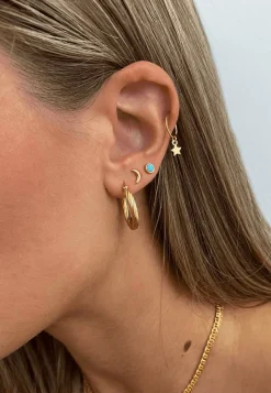 PENDIENTES CANDA BAÑADOS EN ORO