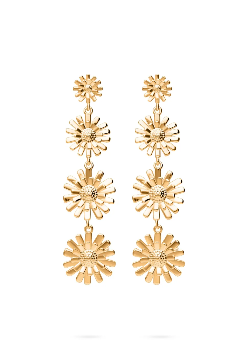 PENDIENTES CHIRANJIVI BAÑADOS EN ORO