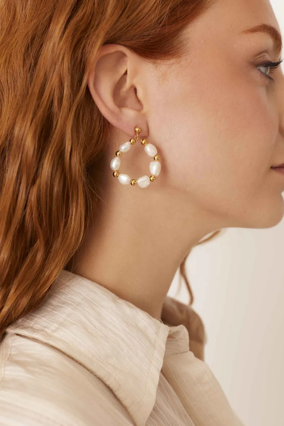PENDIENTES CHITRA BAÑADOS EN ORO