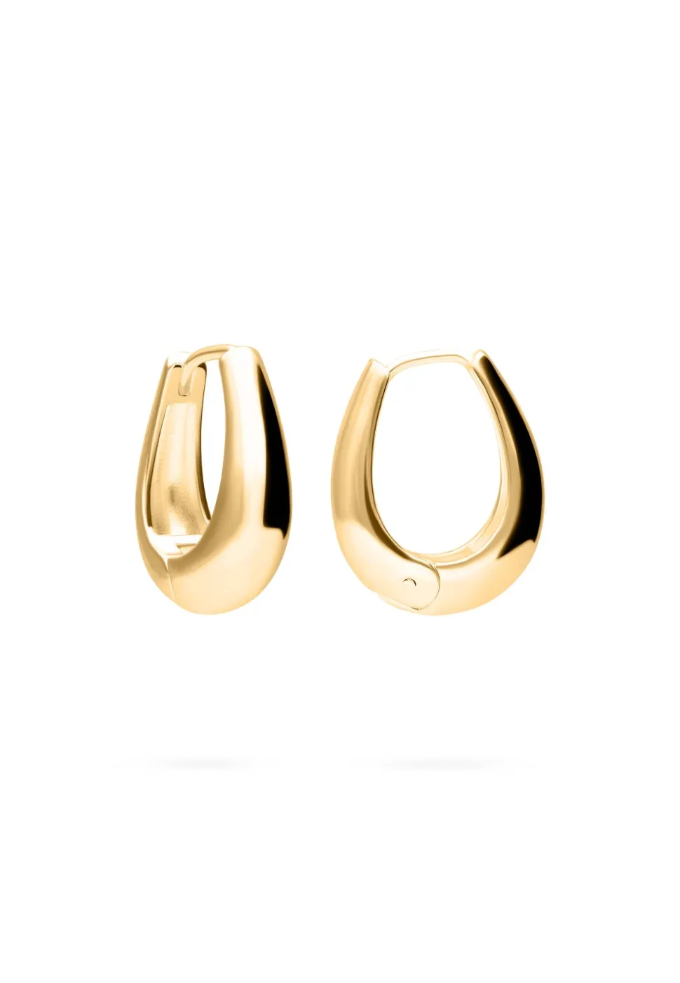 PENDIENTES DERGH (20MM) BAÑADOS EN ORO